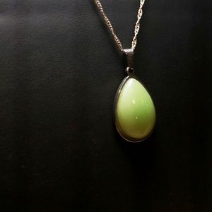 Under the Sea Green Pendant and Necklace